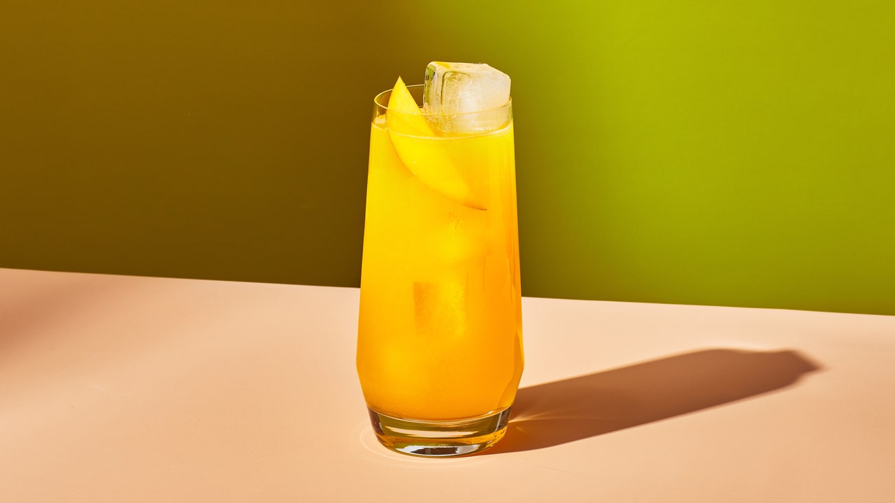 Peach-and-Mango Spritzer Recipe | Bon Appétit